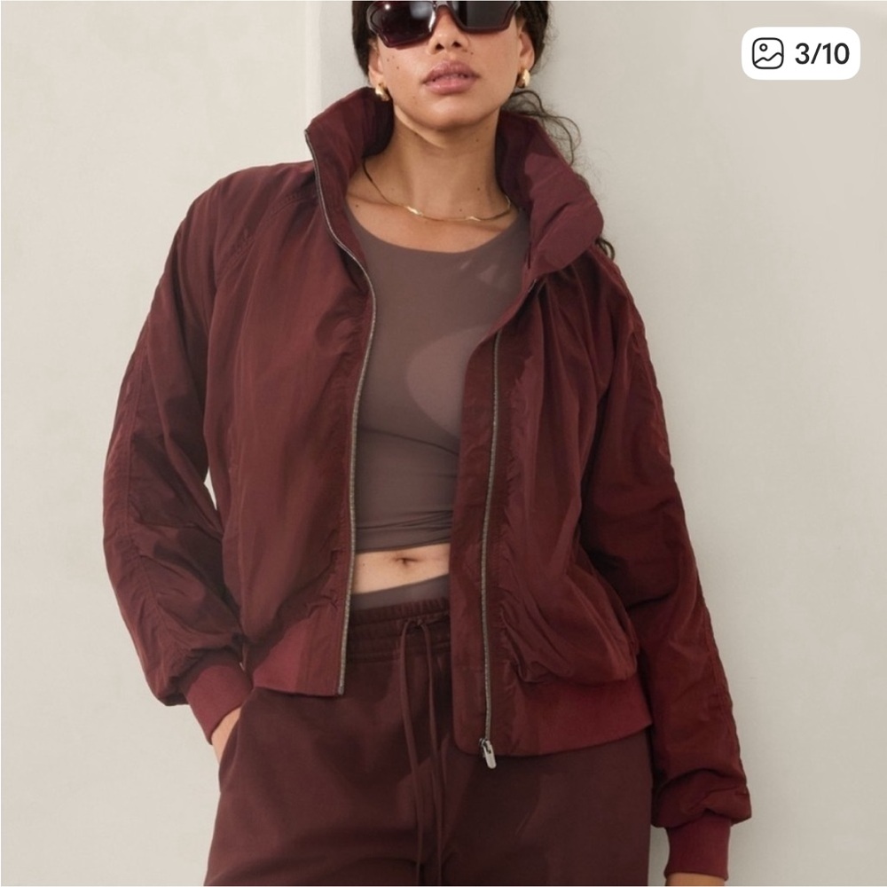 Athleta Jetset Bomber Jacket